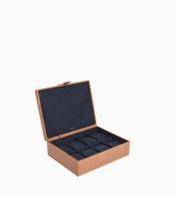 Coffret 8 montres en cuir - Naturel