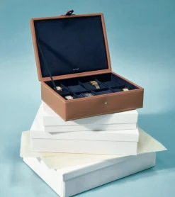 Coffret 8 montres en cuir - Naturel