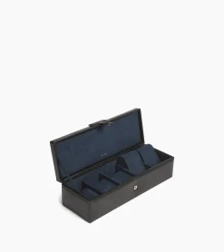 Coffret 5 montres en cuir - Noir