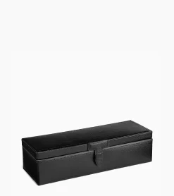 Coffret 5 montres en cuir - Noir