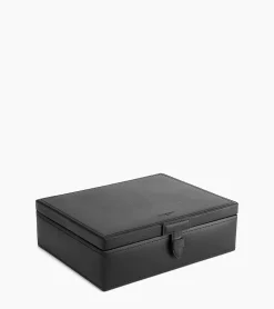 Coffret 8 montres en cuir - Black