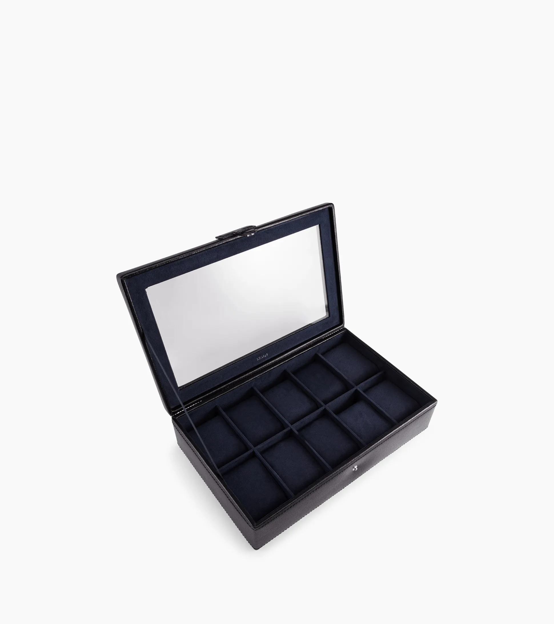 Coffret 10 montres en cuir - Black