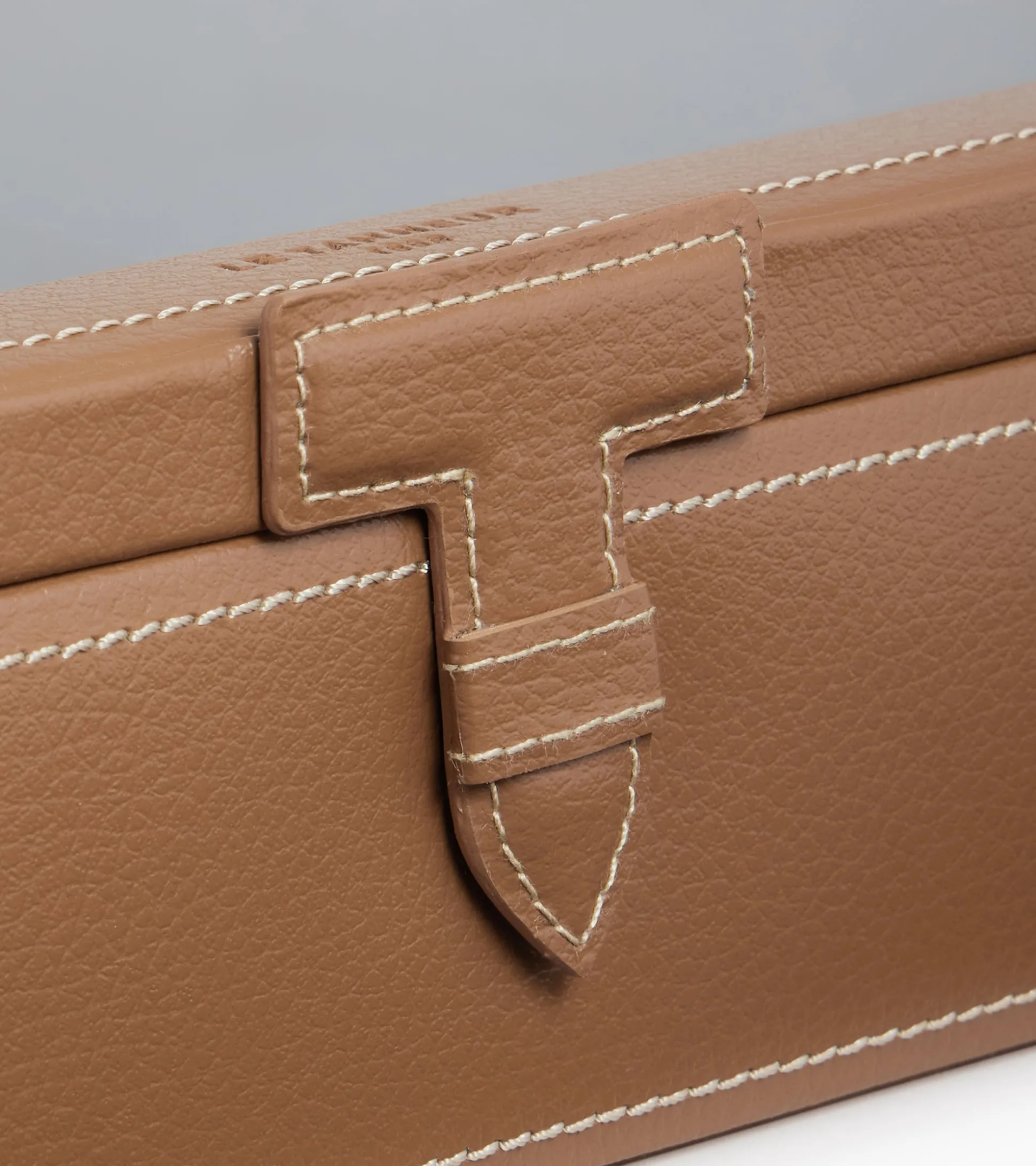 Coffret 12 montres en cuir - Natural