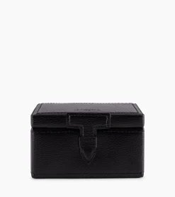 Coffret boutons de manchettes en cuir - Black
