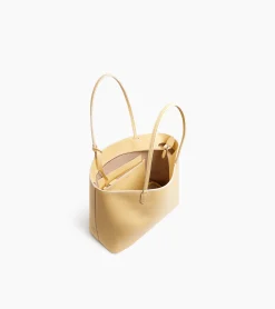 Grand sac cabas Louise en cuir grainé - AURORE-GREGE