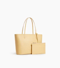 Grand sac cabas Louise en cuir grainé - AURORE-GREGE