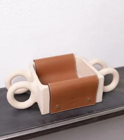 Méduse Vide Poche Pia Chevalier - Brown Tan