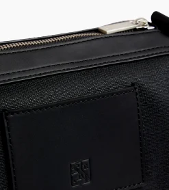 Mini sac bandoulière Maurice en toile enduite - Black
