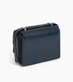 Mini sac bandoulière Naya en cuir liégé - Twilight Blue