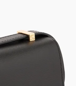 Mini sac bandoulière Naya en cuir liégé - Black