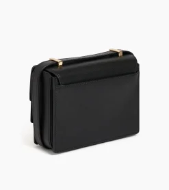 Mini sac bandoulière Naya en cuir liégé - Black