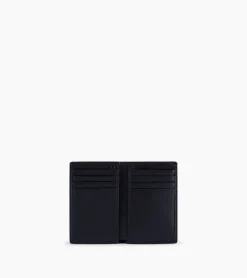 Petit porte cartes Charles en cuir grainé - Black Le Bleu