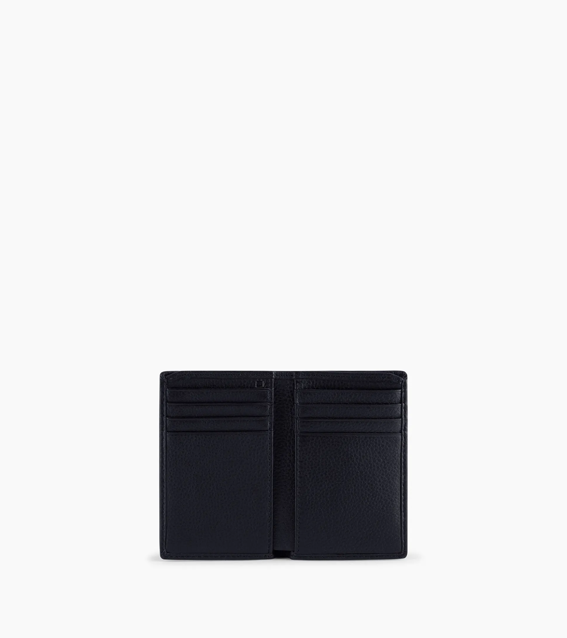 Petit porte cartes Charles en cuir grainé - Black Le Bleu
