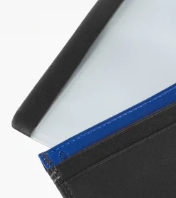Petit porte papiers de voiture Martin en cuir lisse - Black