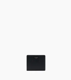 Petit Portefeuille Juliette en cuir grainé - Black