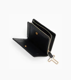 Petit Portefeuille Juliette en cuir grainé - Black
