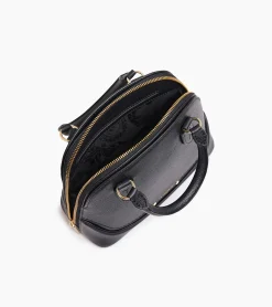 Petit sac à main Ella en cuir grainé - Black