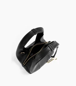 Petit sac à main Juliette en cuir grainé - Black