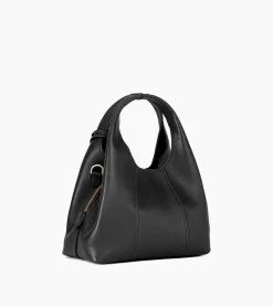 Petit sac à main Juliette en cuir grainé - Black