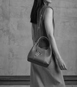 Petit sac à main Juliette en cuir grainé - Twilight Blue