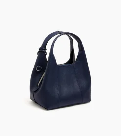 Petit sac à main Juliette en cuir grainé - Twilight Blue