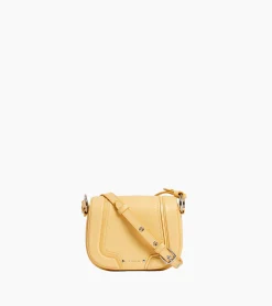 Petit sac bandoulière Ella en cuir grainé - AURORE