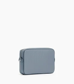 Petit sac bandoulière Emile en cuir signature T - BLEU ARGILE