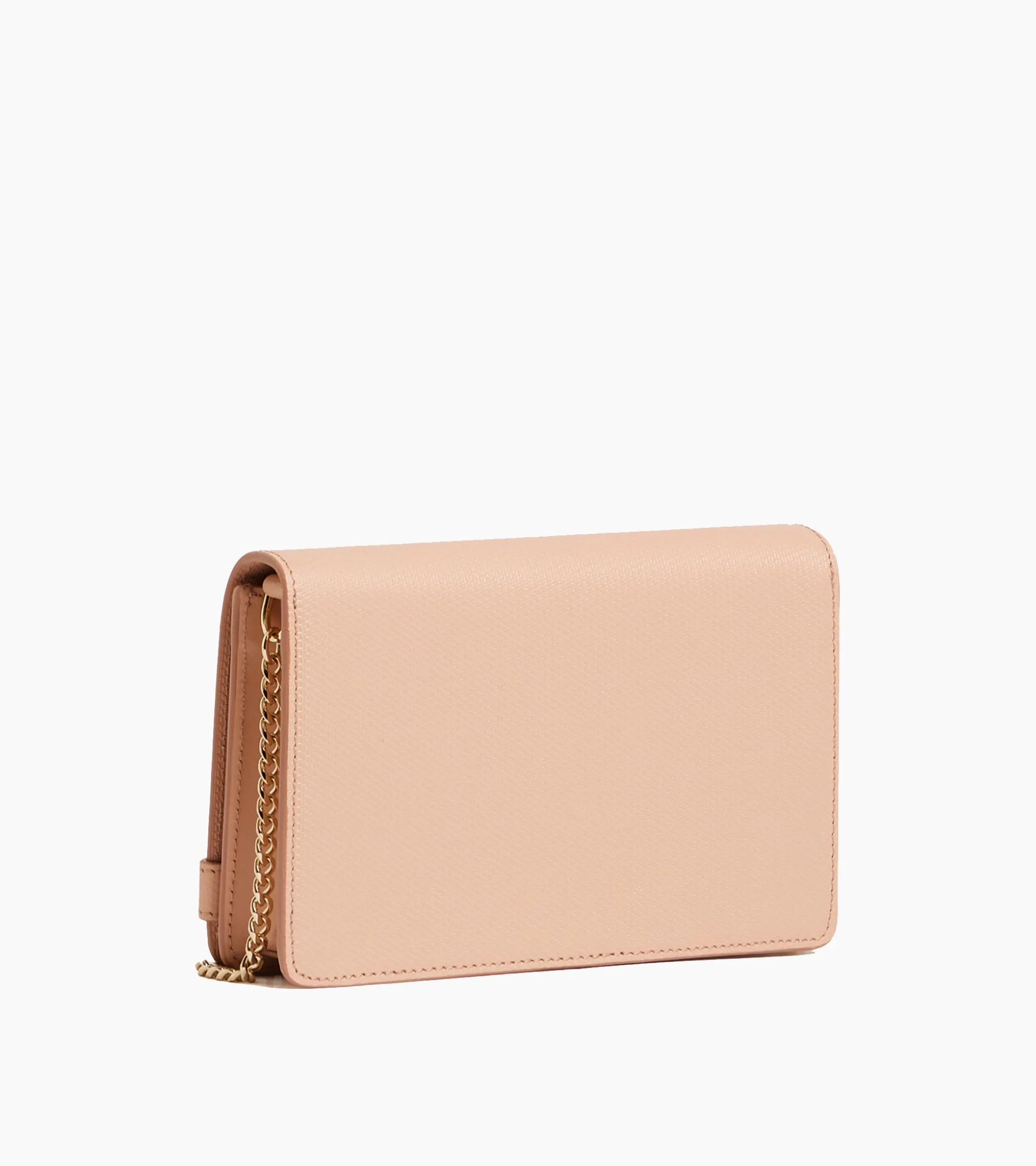 Petit sac bandoulière Emilie en cuir signature T - ROSE POUDRE
