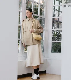 Petit sac bandoulière Madeleine en cuir grainé - AURORE