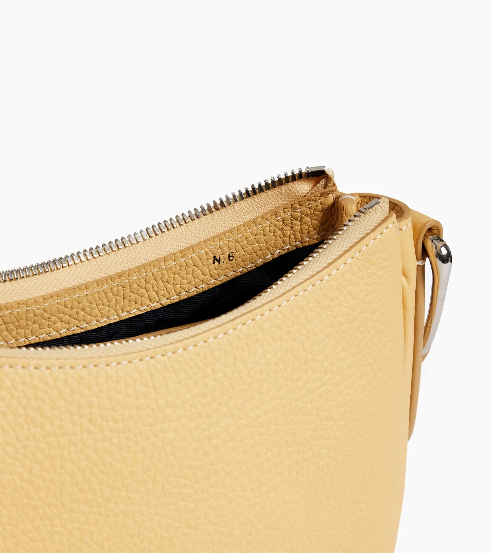 Petit sac bandoulière Madeleine en cuir grainé - AURORE