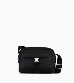 Petit sac bandoulière Maurice en toile enduite - Black