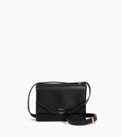 Petit sac bandoulière Naya en cuir liégé - Black