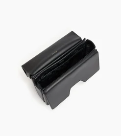 Petit sac bandoulière Naya en cuir liégé - Black