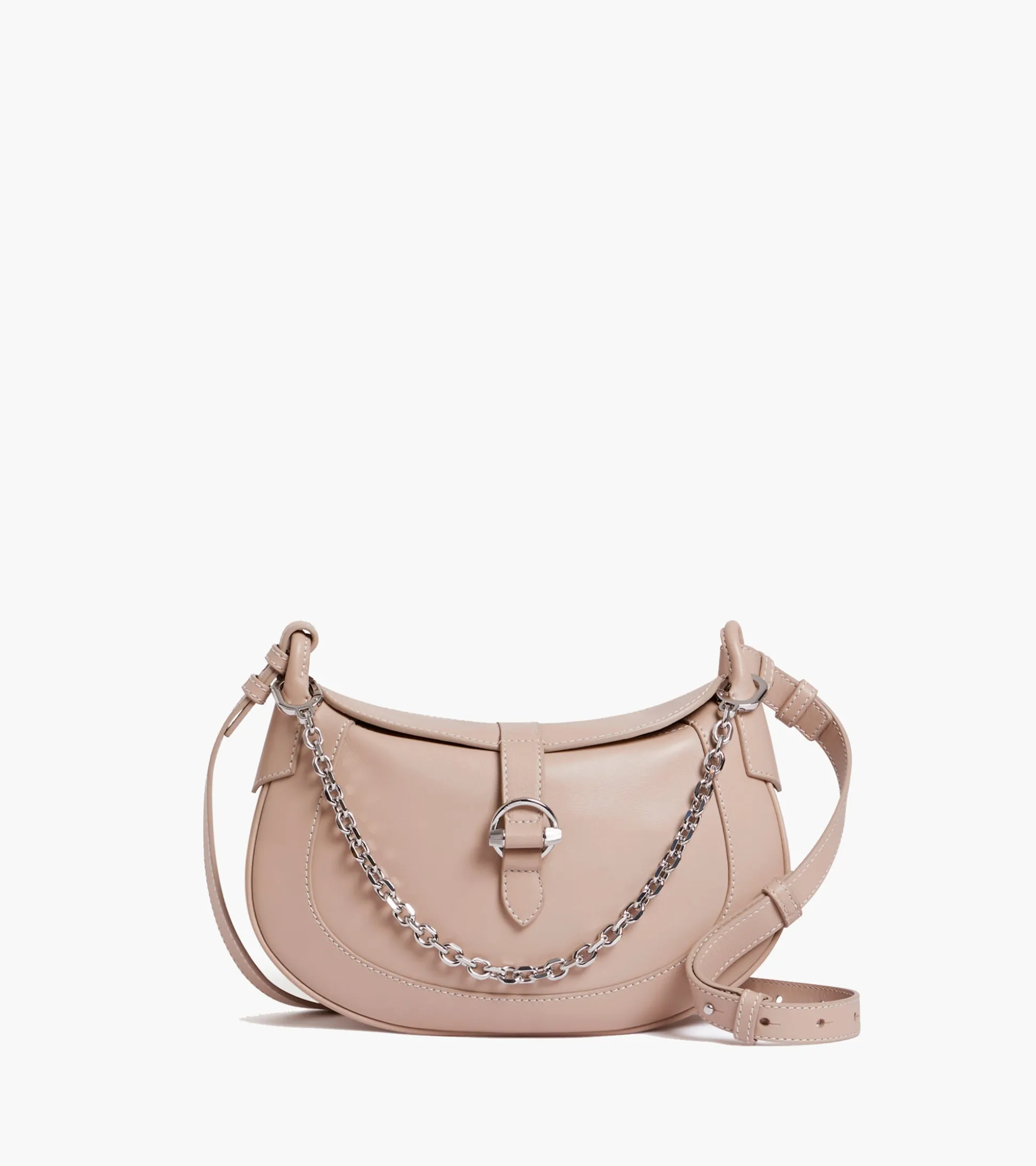 Petit sac bandoulière Pia en cuir lisse - GREGE 1