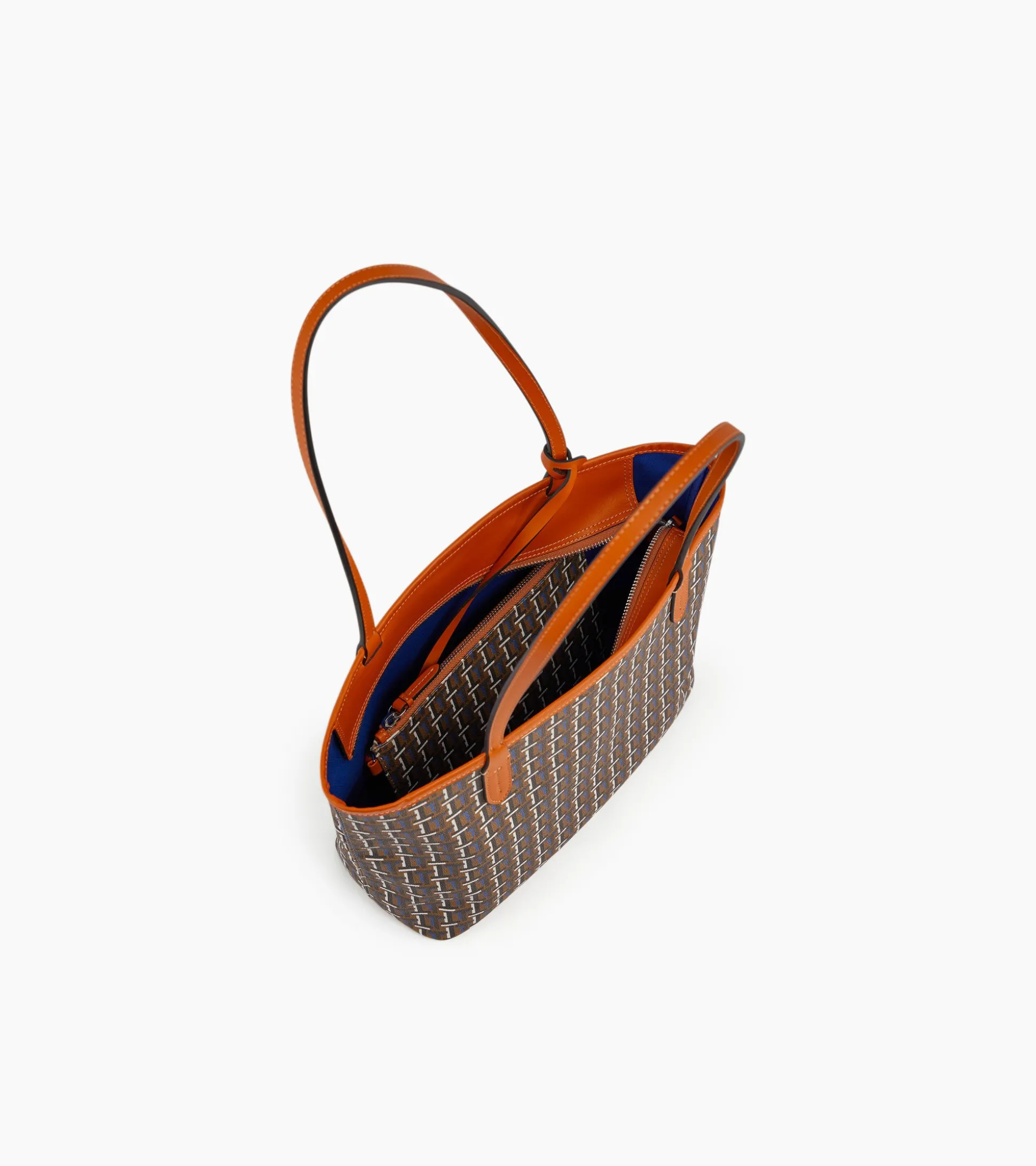 Petit sac cabas Camille en toile monogramme - Brown Monogram Print