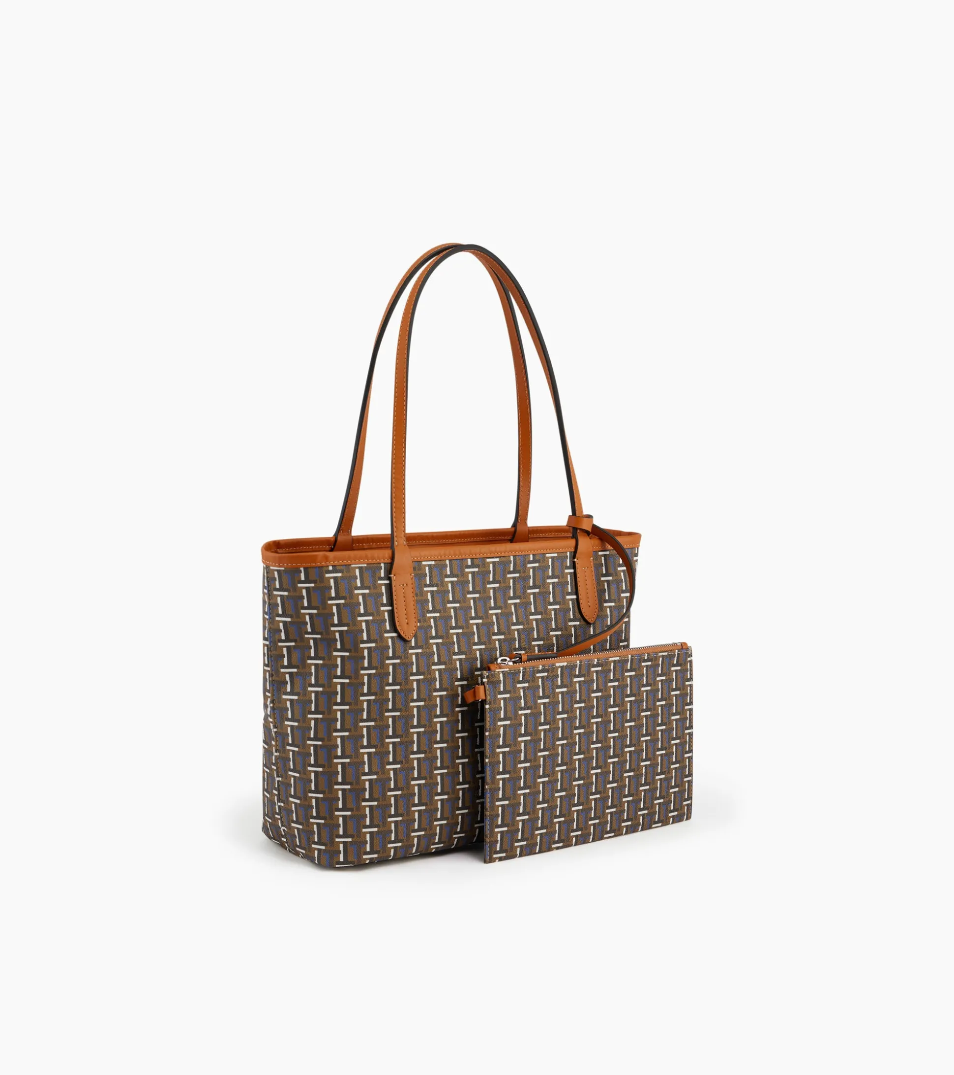 Petit sac cabas Camille en toile monogramme - Brown Monogram Print