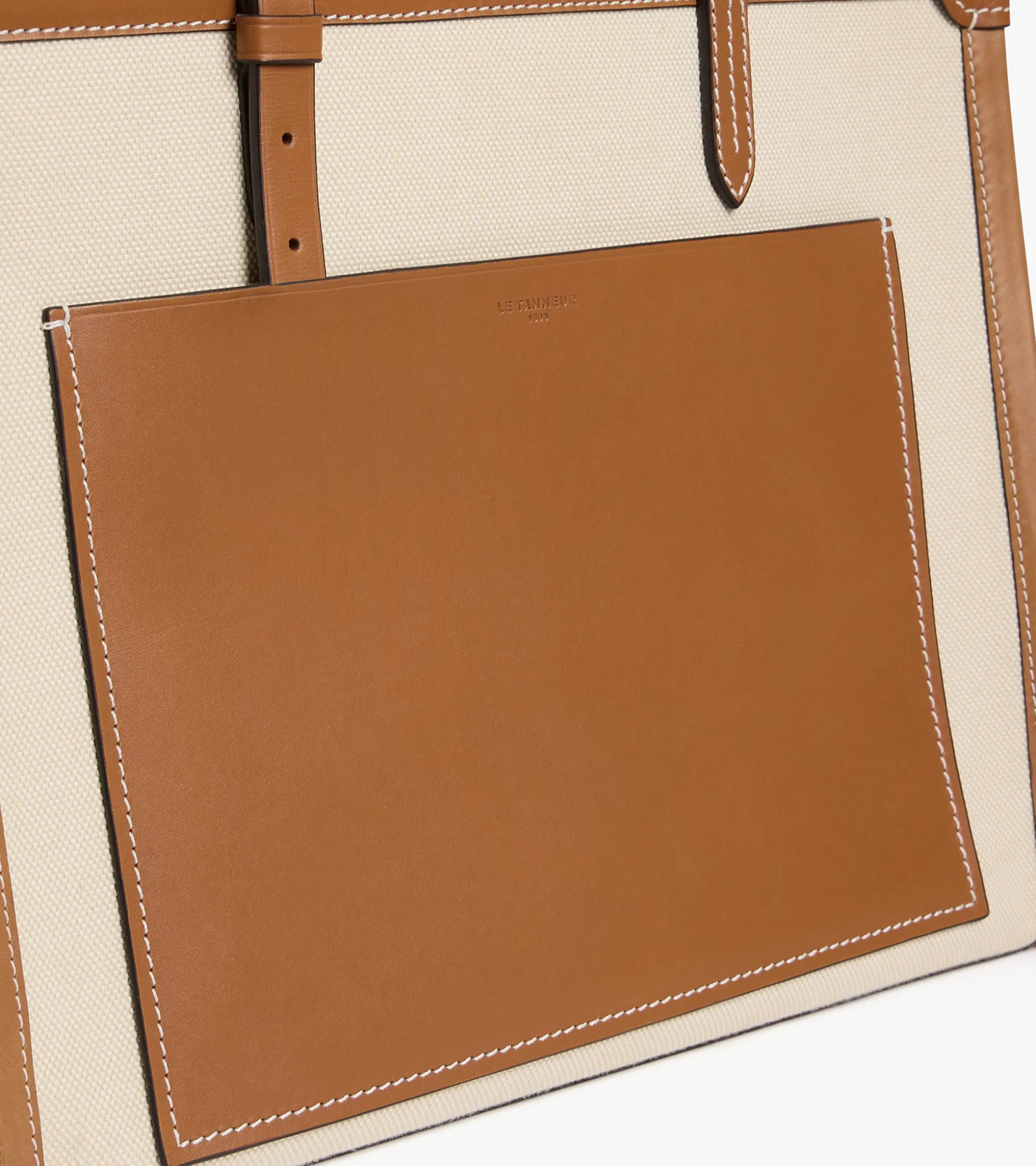 Petit sac cabas le 125 en toile naturelle - NATUREL-TAN