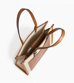 Petit sac cabas le 125 en toile naturelle - NATUREL-TAN
