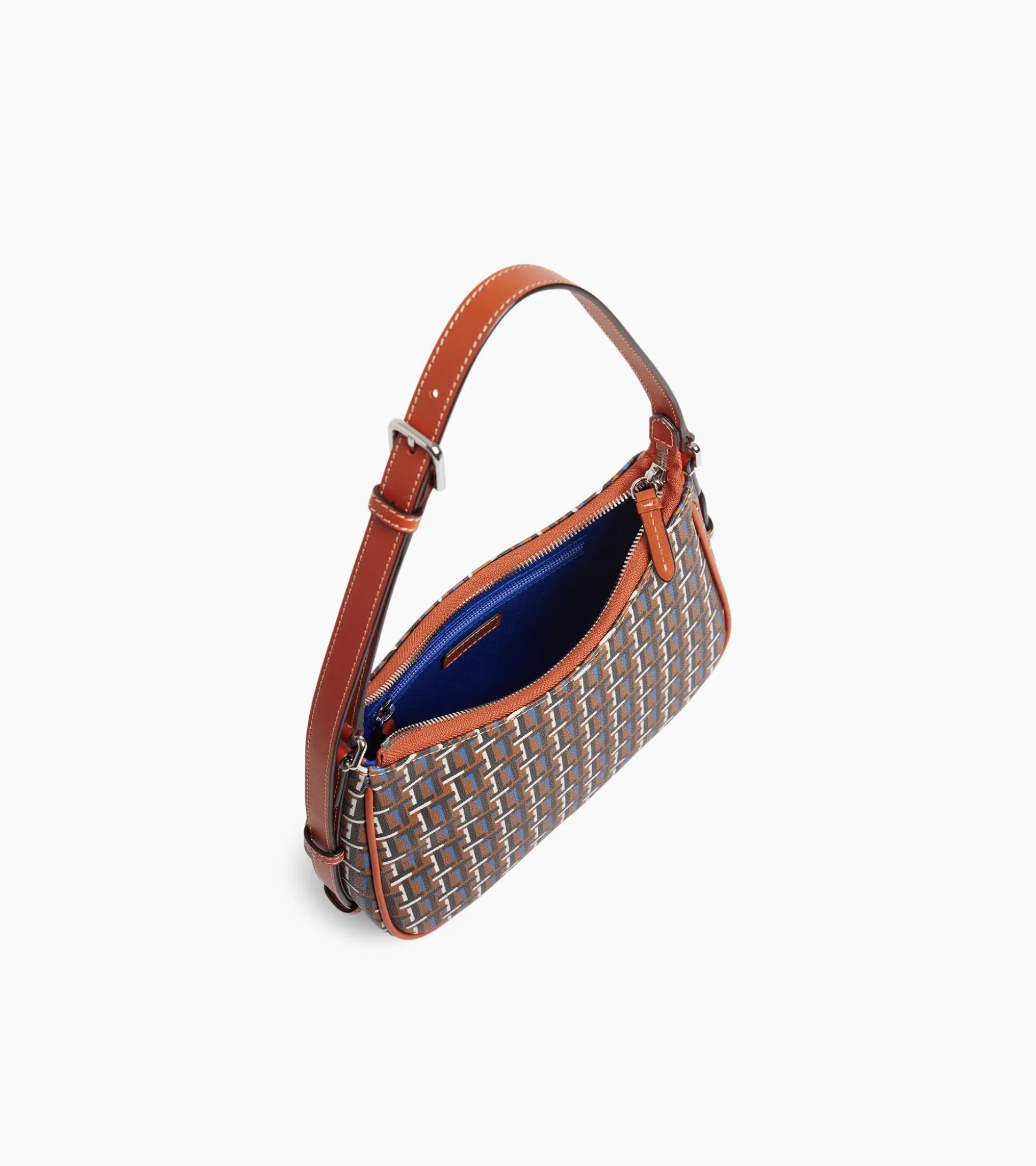 Petit sac porté épaule Camille en toile monogramme - SIGNATURE LT