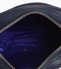 Petite sacoche Charles en cuir grainé - Twilight Blue