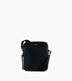 Petite sacoche Emile en cuir grainé - Black