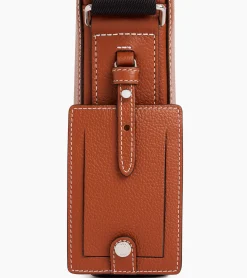 Petite sacoche Emile en cuir grainé - Mahogany Brown