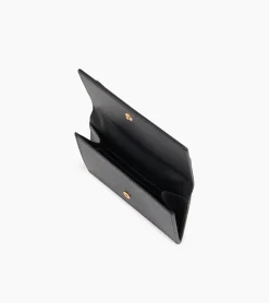 Porte cartes à rabat Naya en cuir liégé - Black