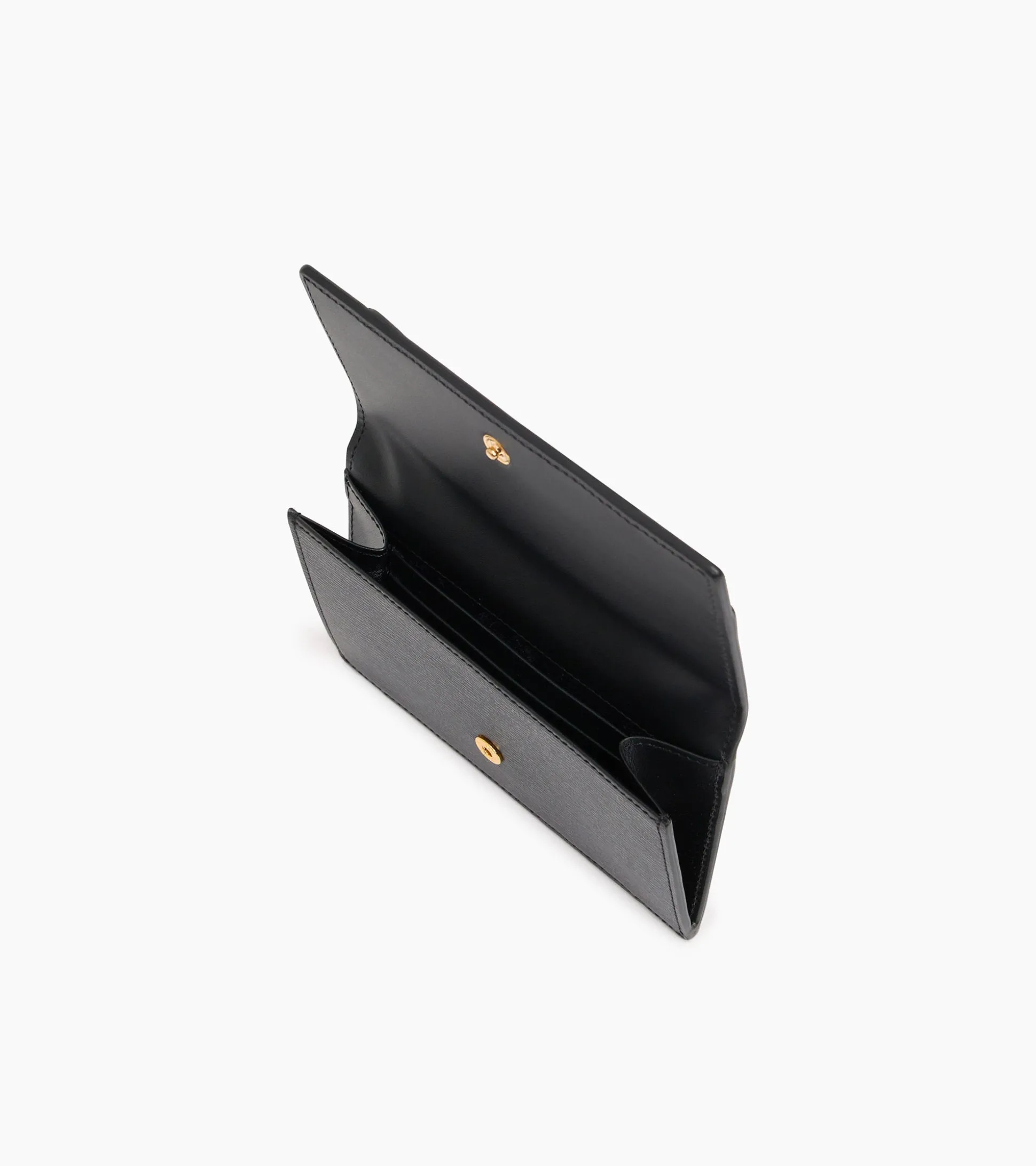 Porte cartes à rabat Naya en cuir liégé - Black