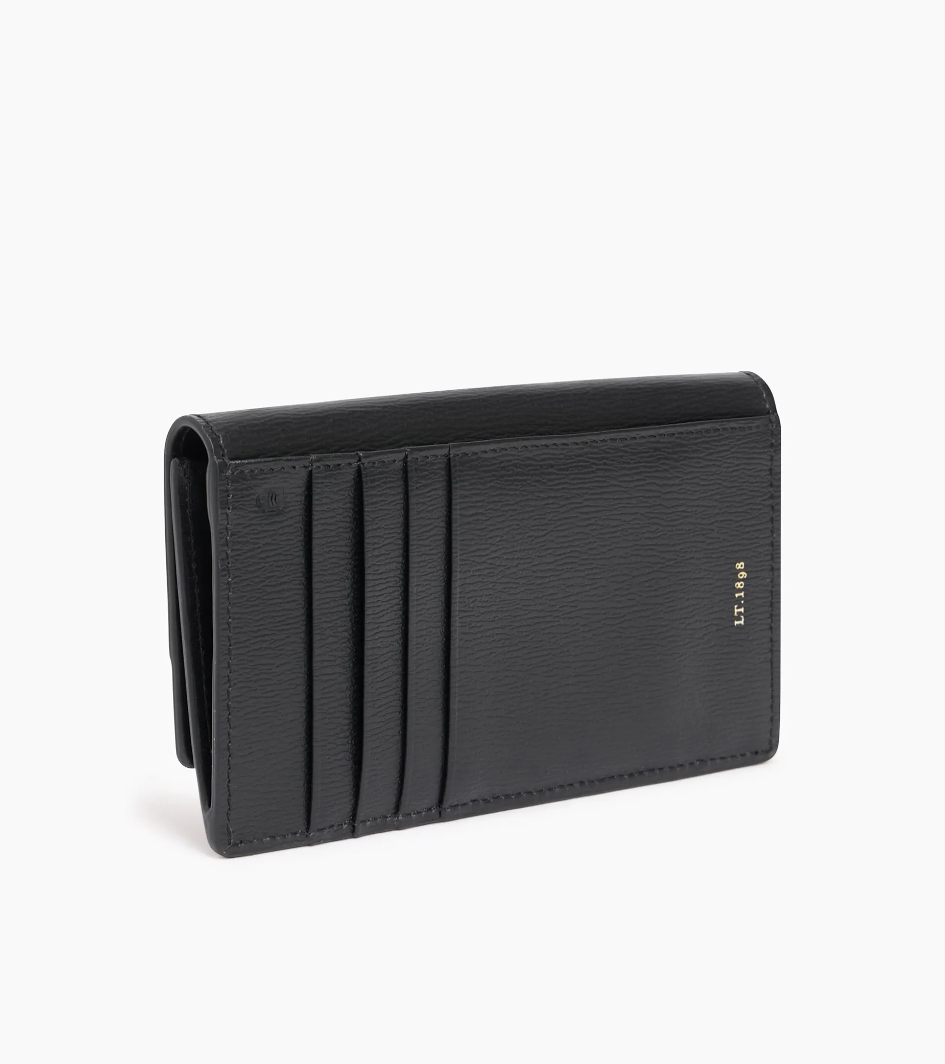 Porte cartes à rabat Naya en cuir liégé - Black