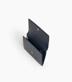 Porte cartes à rabat Naya en cuir liégé - CREPUSCULE