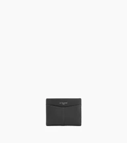 Porte cartes Charlotte en cuir lisse - Black