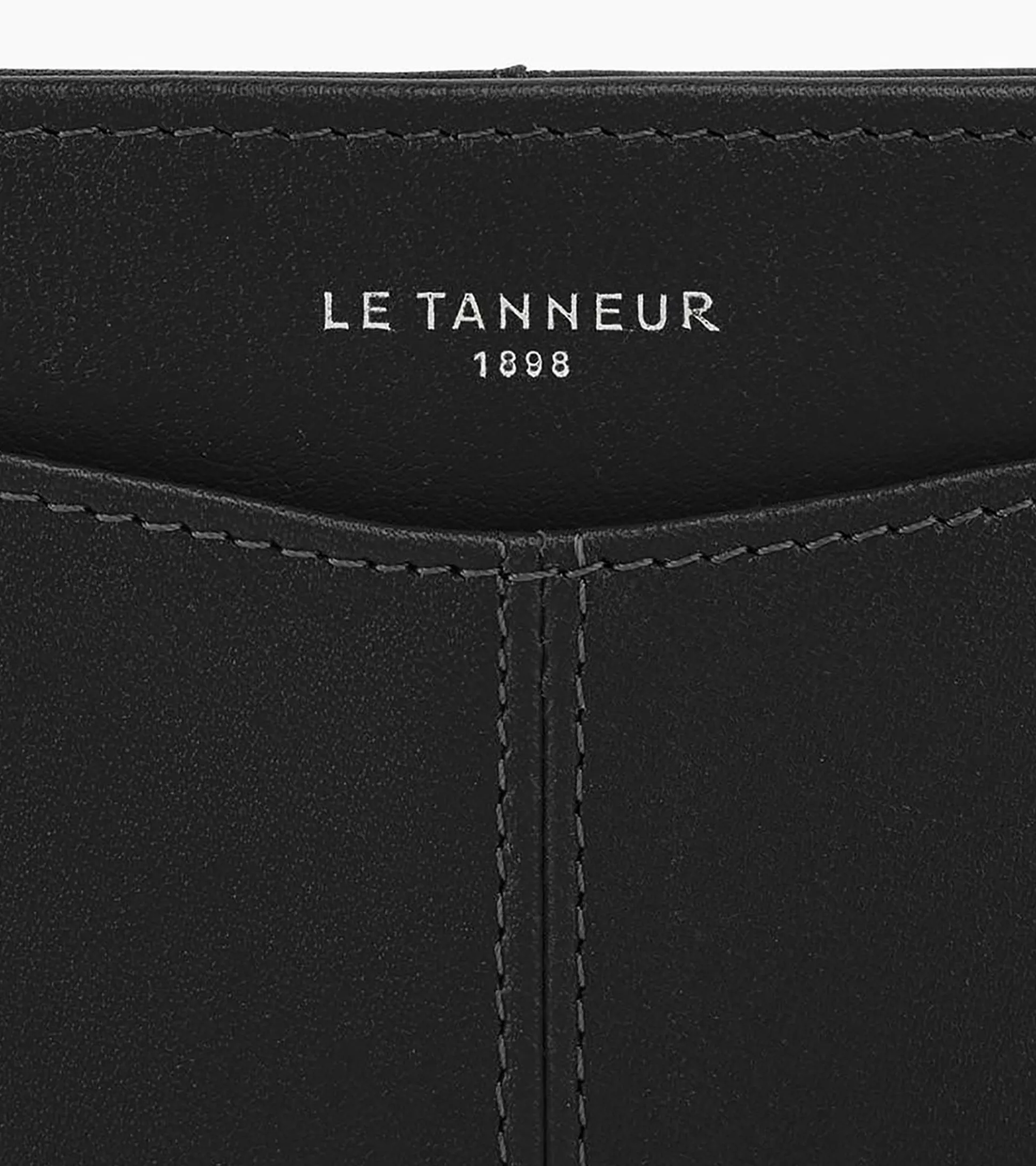 Porte cartes Charlotte en cuir lisse - Black