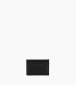 Porte cartes Martin en cuir lisse - Black