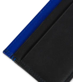 Porte cartes Martin en cuir lisse - Black